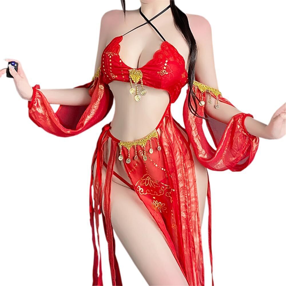 4800 Sexy Arabian Belly Dance Costume Lingerie dress anime Cosplay Outfit